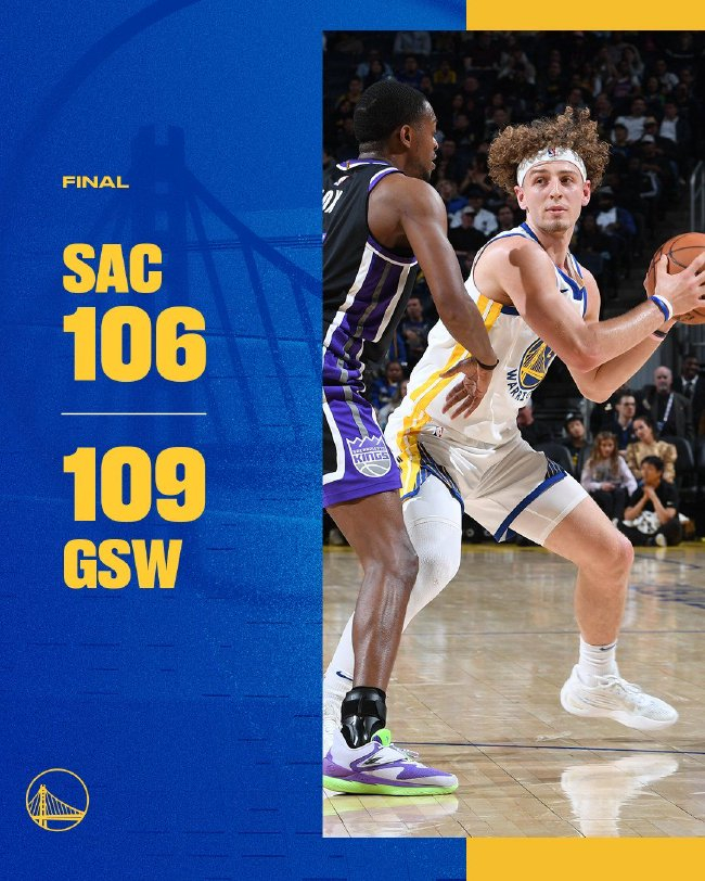 穆迪23分库明加19分 勇士替补群三连胜收官季前赛