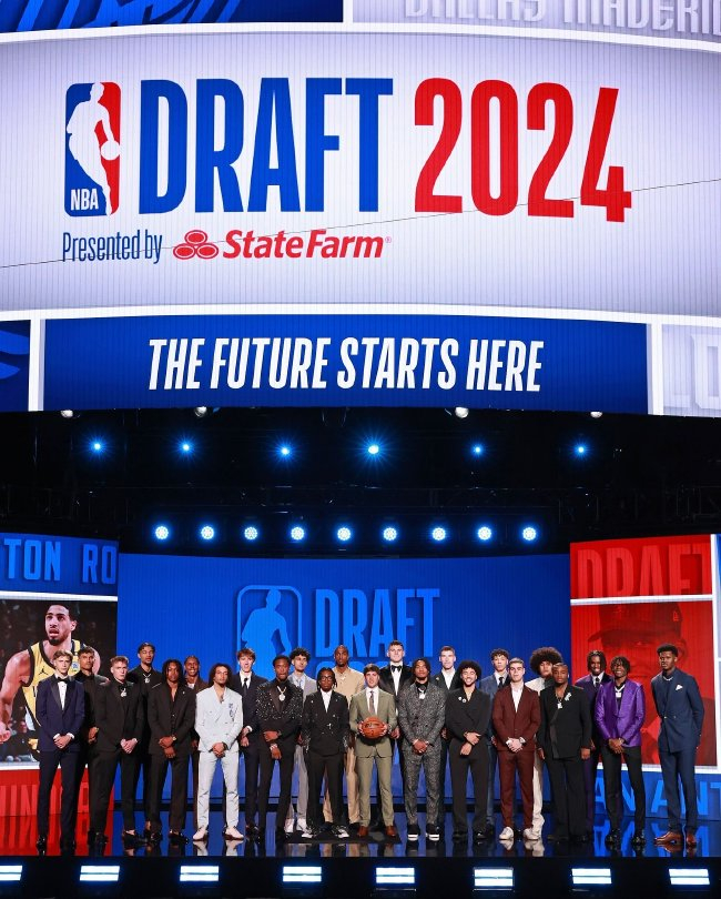 2024NBA选秀: 里萨谢状元 湖人55顺位摘布朗尼创历史