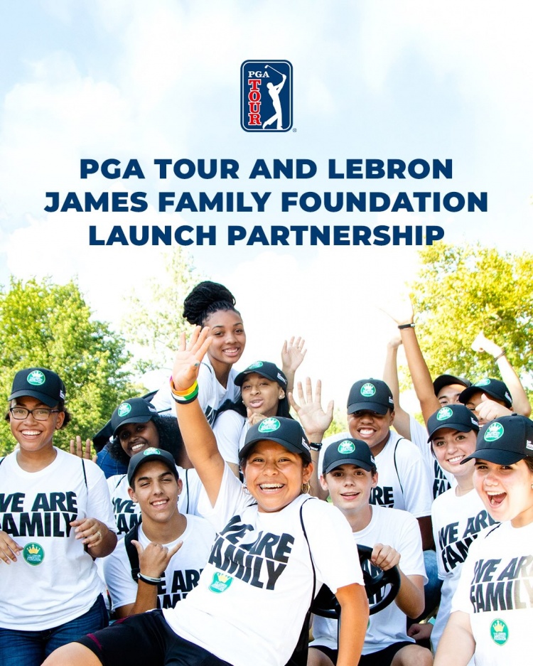 美巡赛联手詹姆斯家庭基金会 明年起在阿克伦举办高尔夫邀请赛