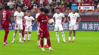 [进球视频] 吾米提江送点！向余望主罚命中，铜梁龙1-0领先海港